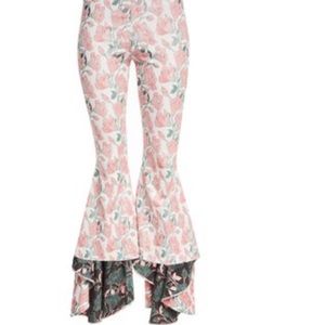 NWT Alice & Olivia Jinny High Waist Flare Pant